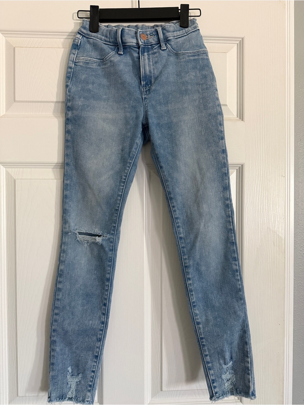 Light Blue Distressed Girl’s Jeans